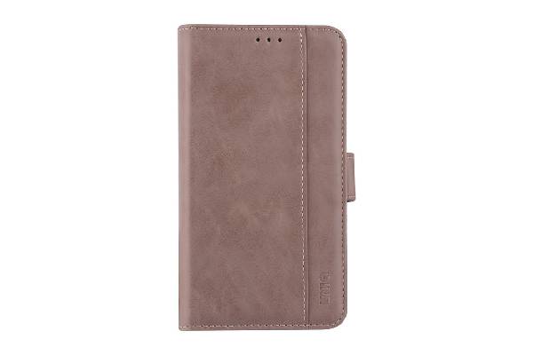 PU läder iPhone 12-12 Pro fodral - Rosa