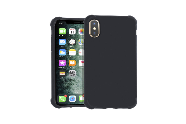 Silikon iPhone Xs Max Skal - svart 