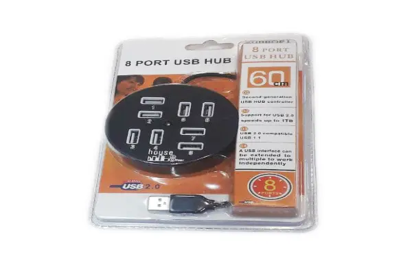 Portar cirkulär USB 2.0-nav 8