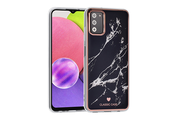  UNIQ Classic Samsung Galaxy A03s Skal - Marmor Svart
