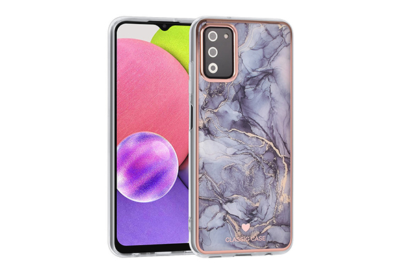  UNIQ Classic Samsung Galaxy A03s Skal - Marmorgrå