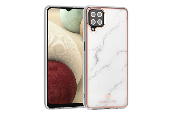 UNIQ Classic Samsung Galaxy A12 skal - Marmor