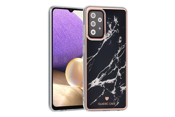 UNIQ Classic Samsung Galaxy A52 Skal - Marmor Svart